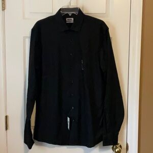 Unlisted Kenneth Cole Men’s Black Long Sleeves Dress Shirt Size 16-16.5 (36/37)